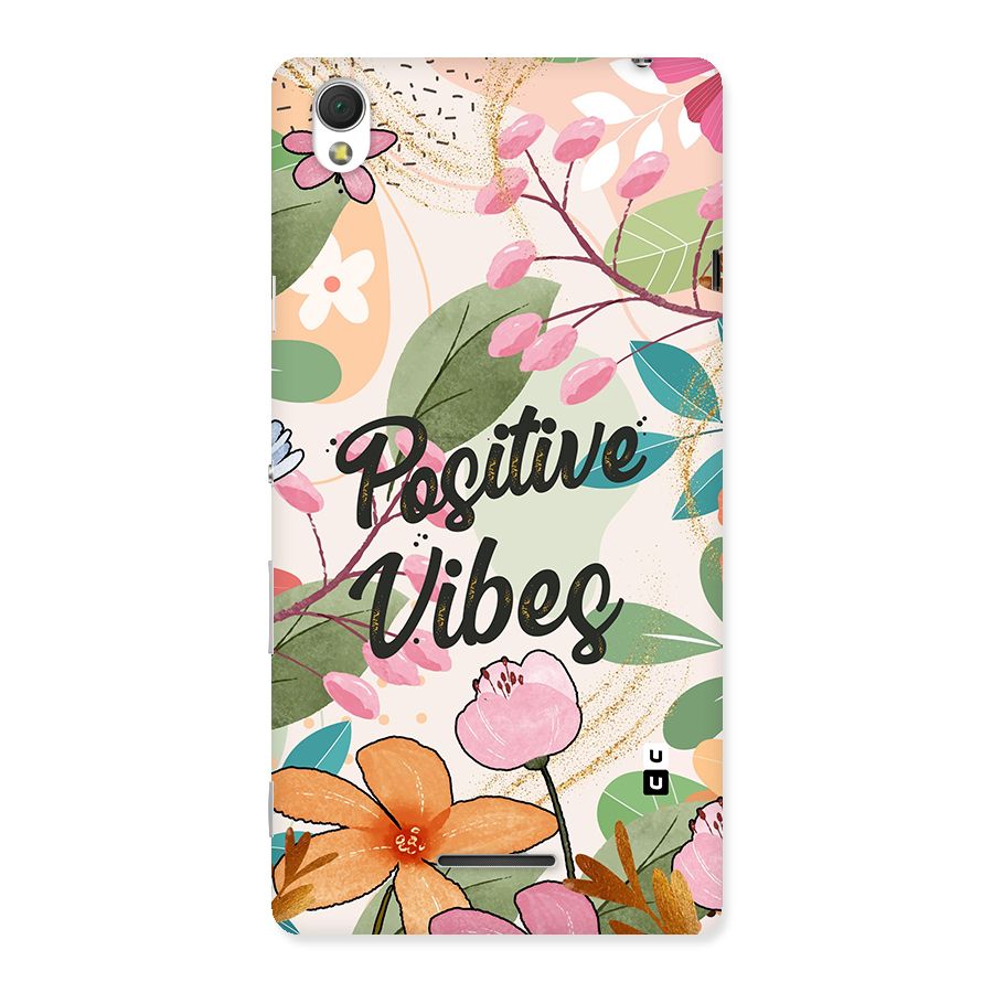 Positive Vibes Back Case for Sony Xperia T3