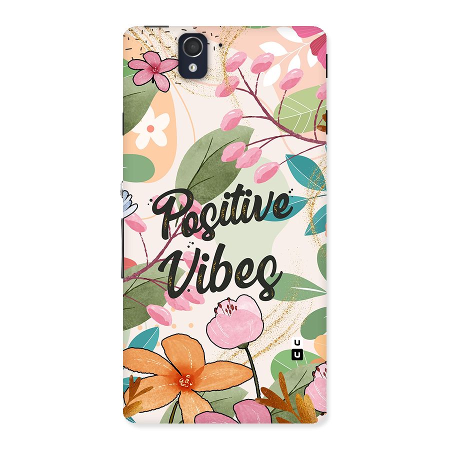 Positive Vibes Back Case for Sony Xperia Z
