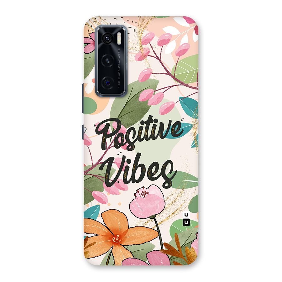 Positive Vibes Back Case for Vivo V20 SE