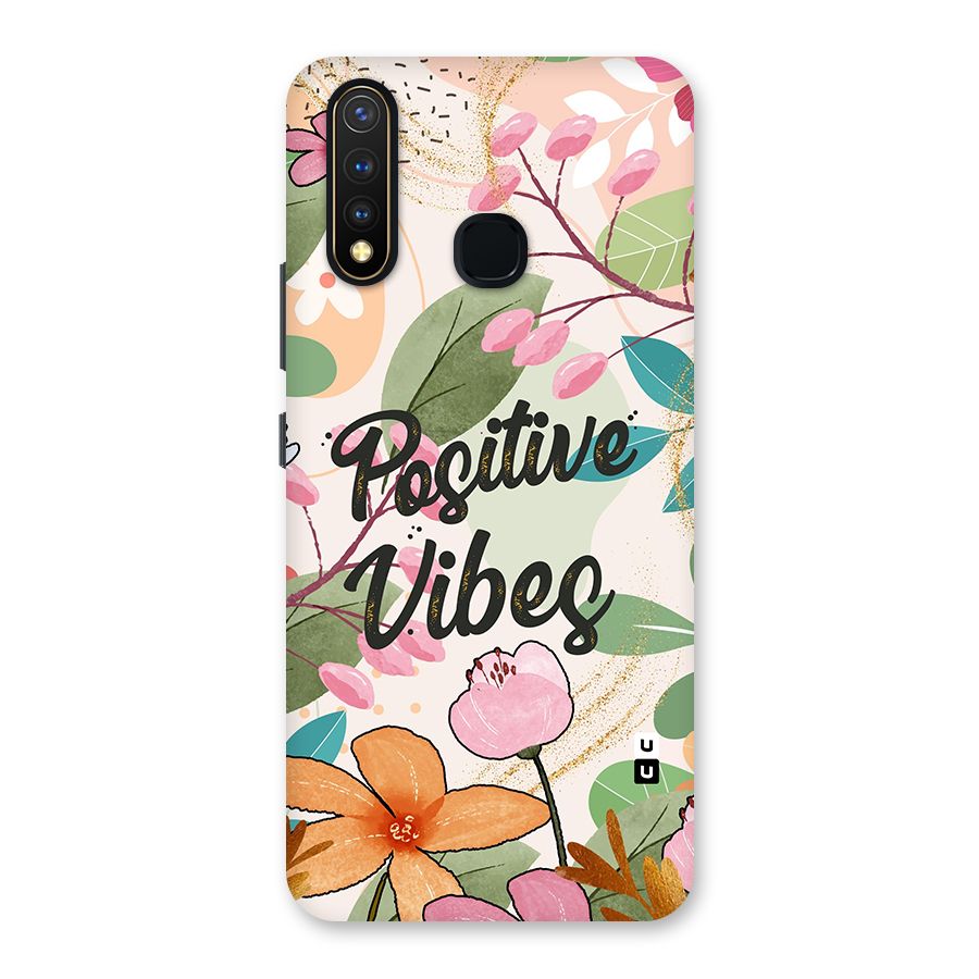 Positive Vibes Back Case for Vivo Y19