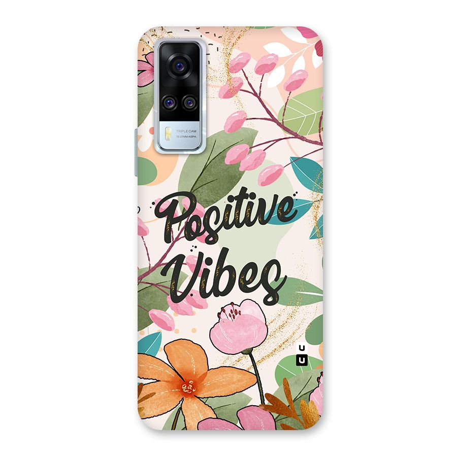 Positive Vibes Back Case for Vivo Y31