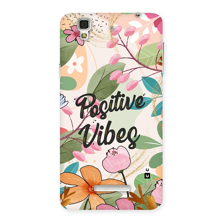 Positive Vibes Back Case for YU Yureka Plus