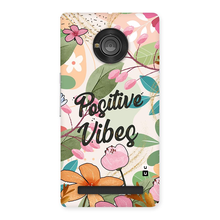 Positive Vibes Back Case for Yu Yunique