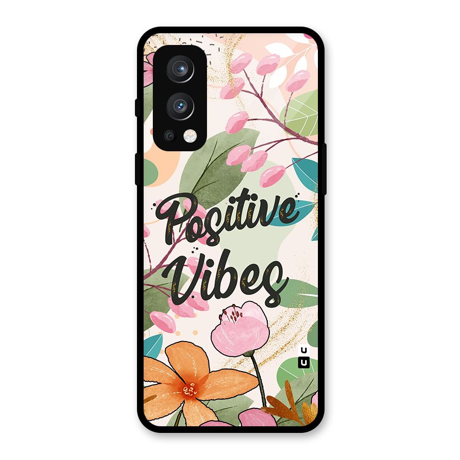 Positive Vibes Glass Back Case for OnePlus Nord 2 5G