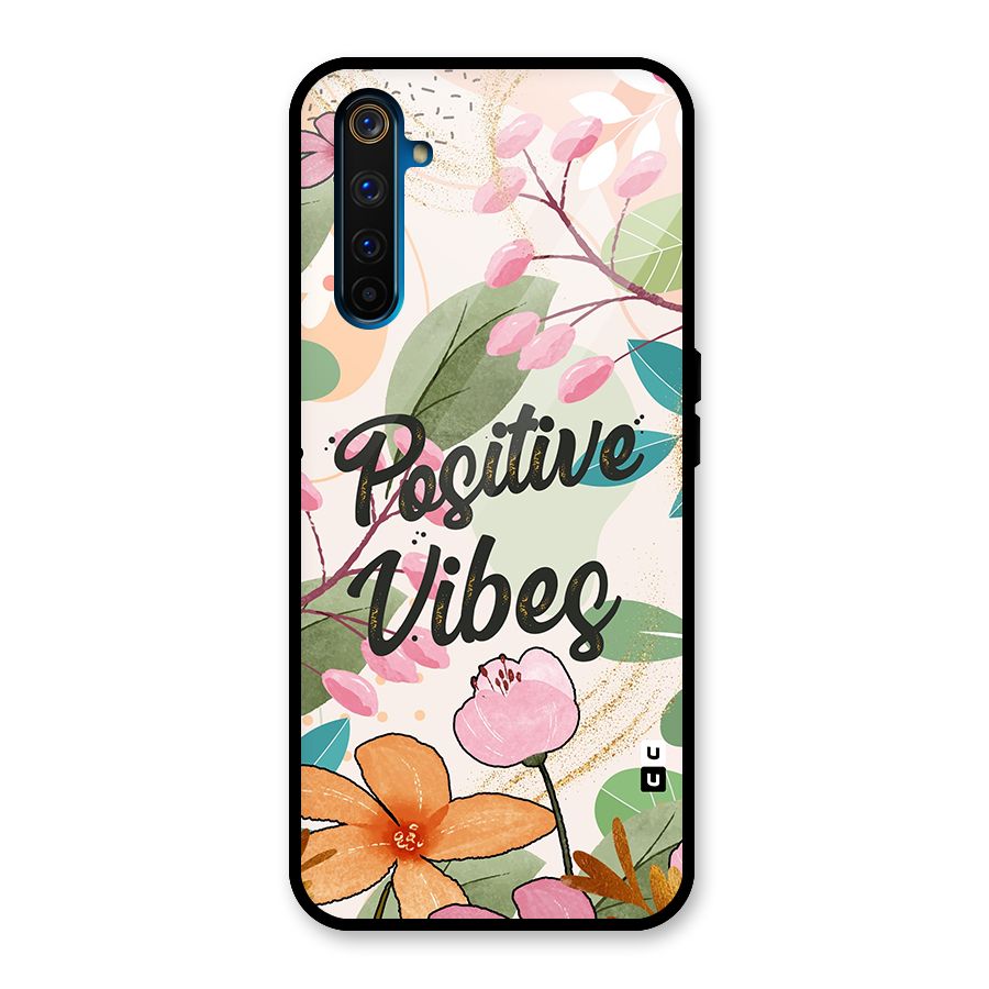 Positive Vibes Glass Back Case for Realme 6 Pro