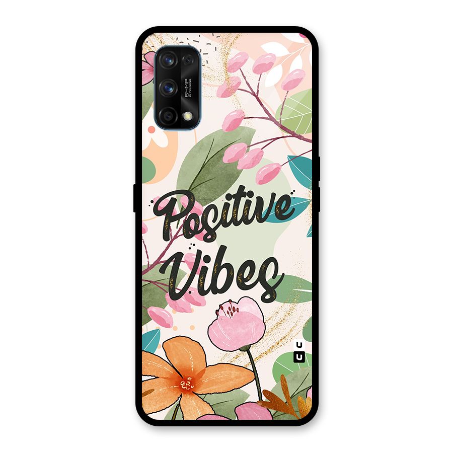 Positive Vibes Glass Back Case for Realme 7 Pro
