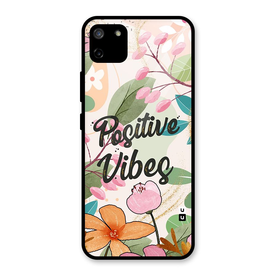 Positive Vibes Glass Back Case for Realme C11