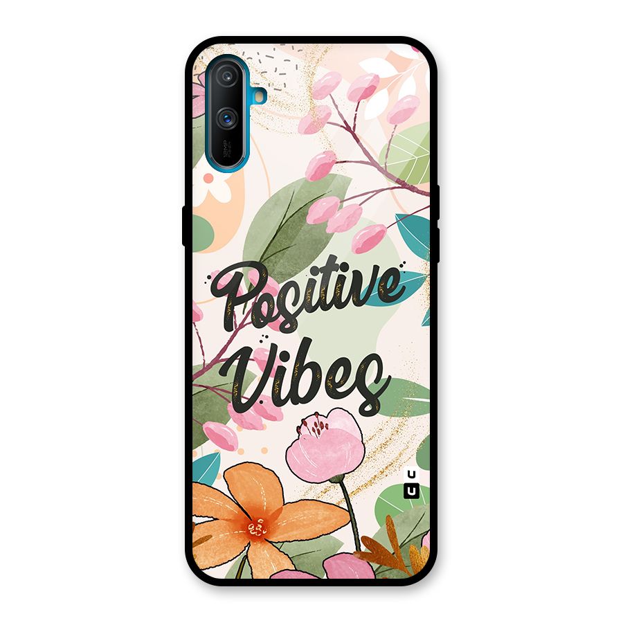 Positive Vibes Glass Back Case for Realme C3