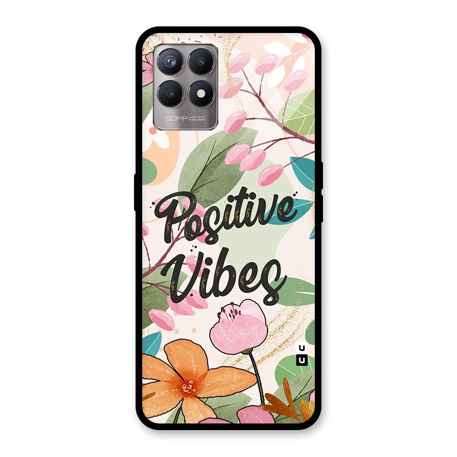 Positive Vibes Glass Back Case for Realme Narzo 50