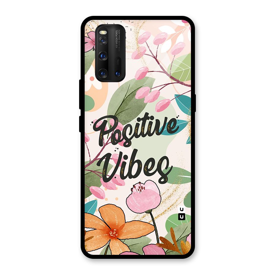 Positive Vibes Glass Back Case for Vivo iQOO 3
