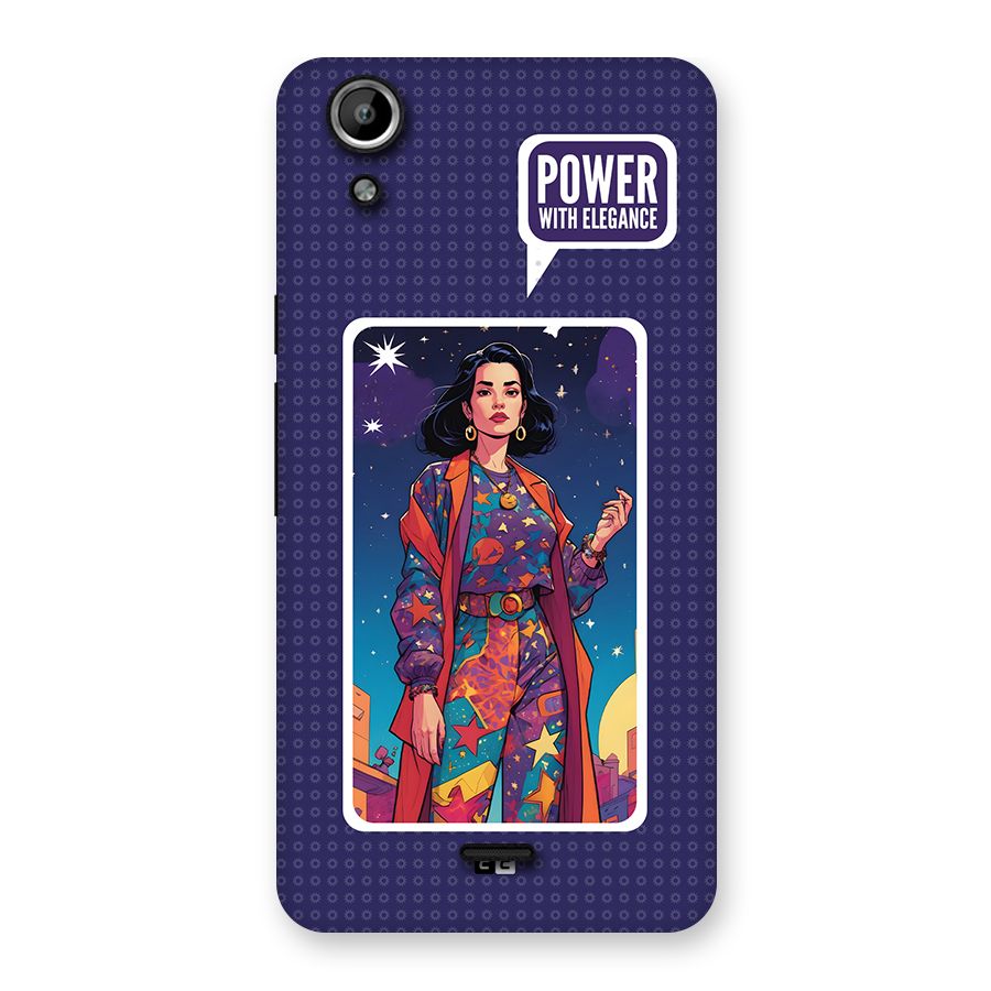 Power With Elegance Back Case for Canvas Selfie Lens Q345