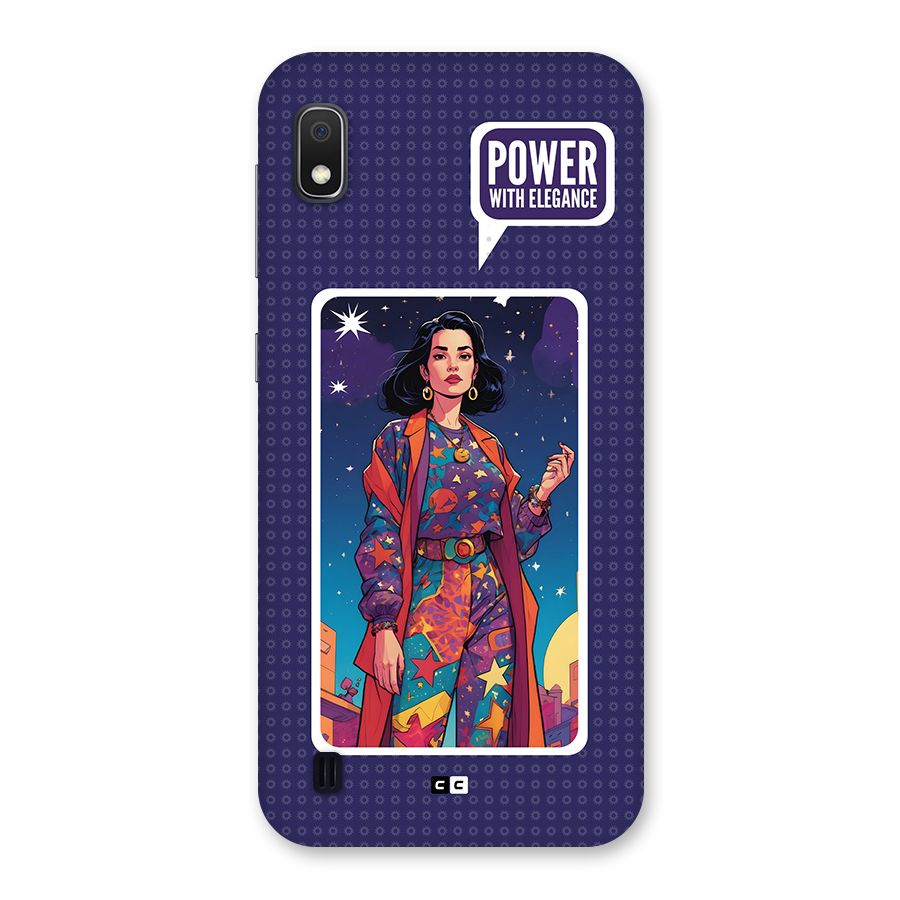 Power With Elegance Back Case for Galaxy A10