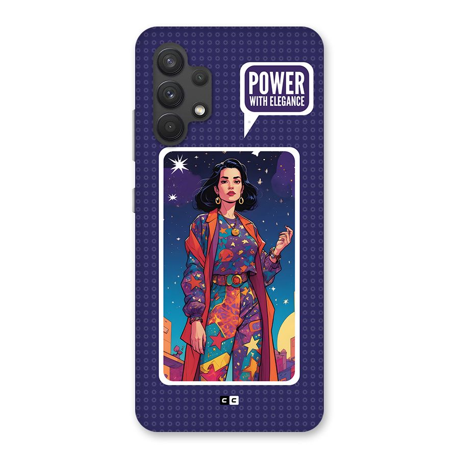 Power With Elegance Back Case for Galaxy A32