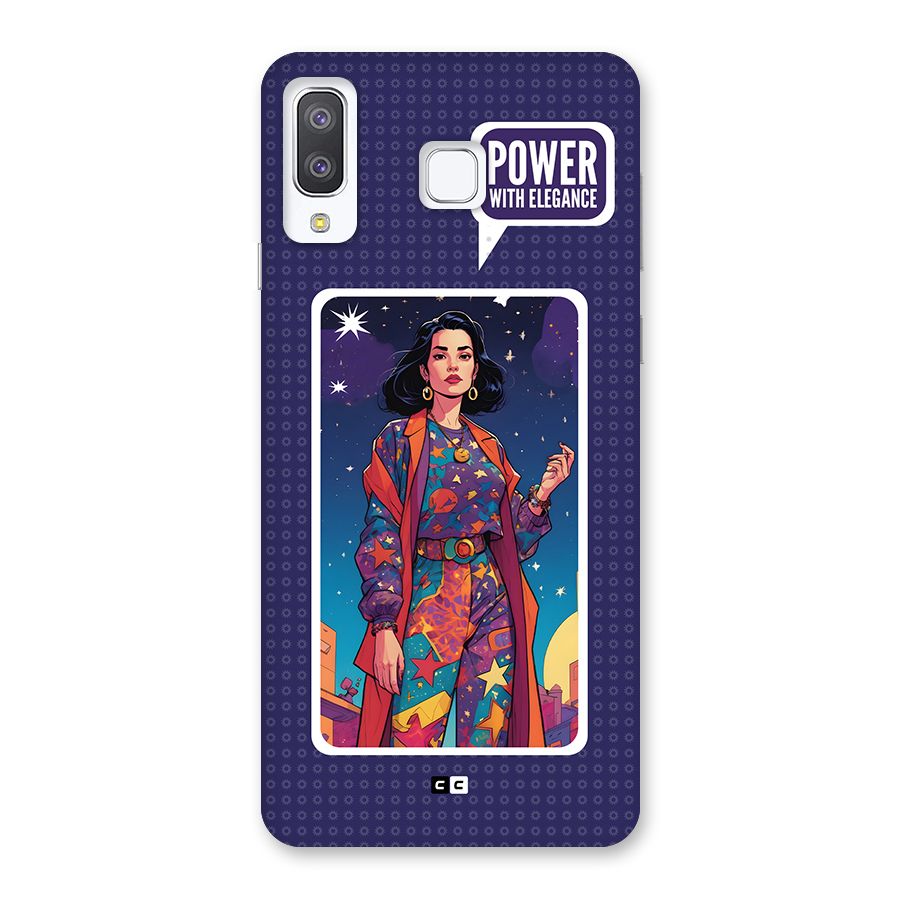 Power With Elegance Back Case for Galaxy A8 Star