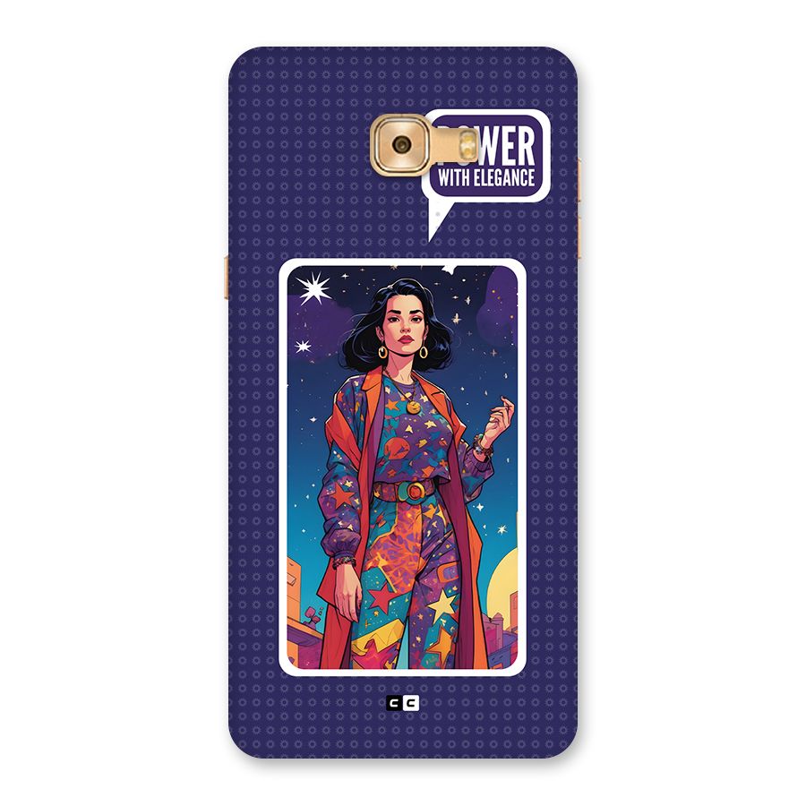 Power With Elegance Back Case for Galaxy C9 Pro