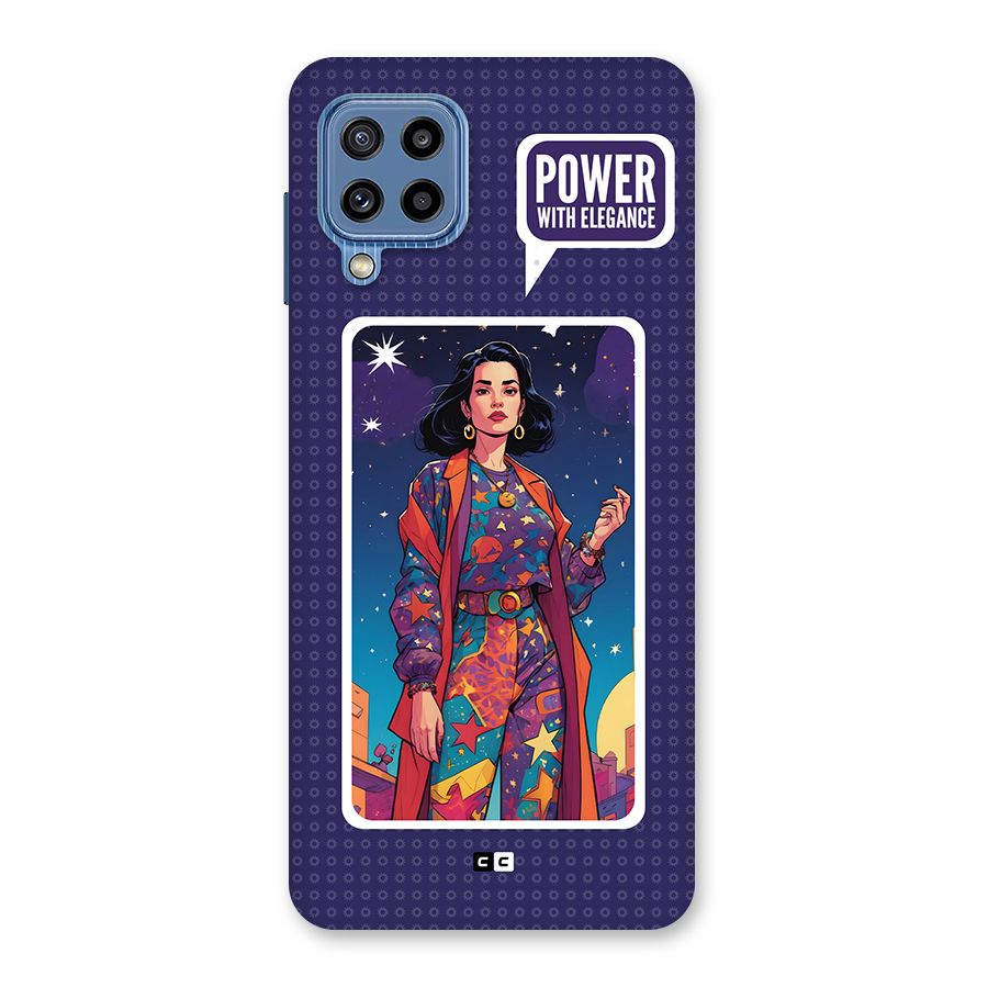 Power With Elegance Back Case for Galaxy M32
