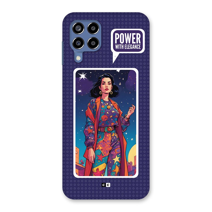 Power With Elegance Back Case for Galaxy M53 5G