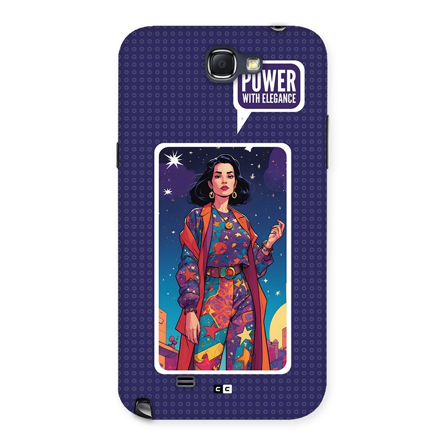 Power With Elegance Back Case for Galaxy Note 2