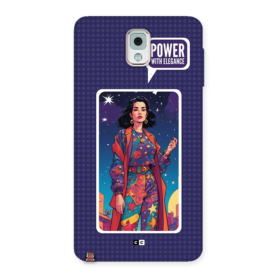 Power With Elegance Back Case for Galaxy Note 3