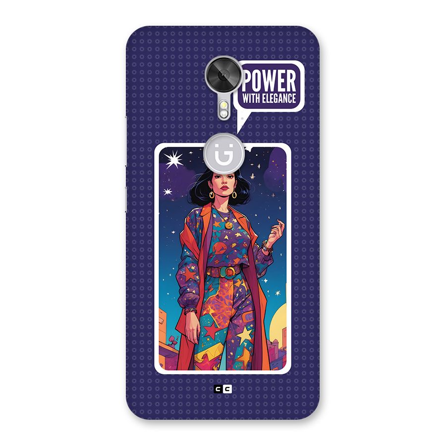 Power With Elegance Back Case for Gionee A1
