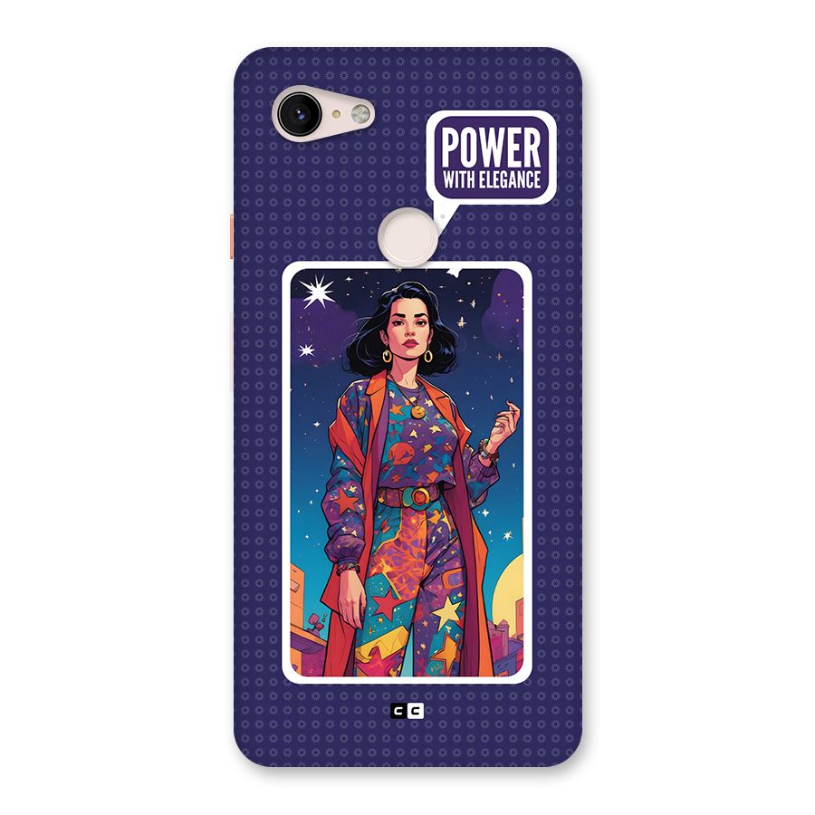 Power With Elegance Back Case for Google Pixel 3 XL