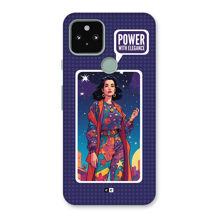 Power With Elegance Back Case for Google Pixel 5