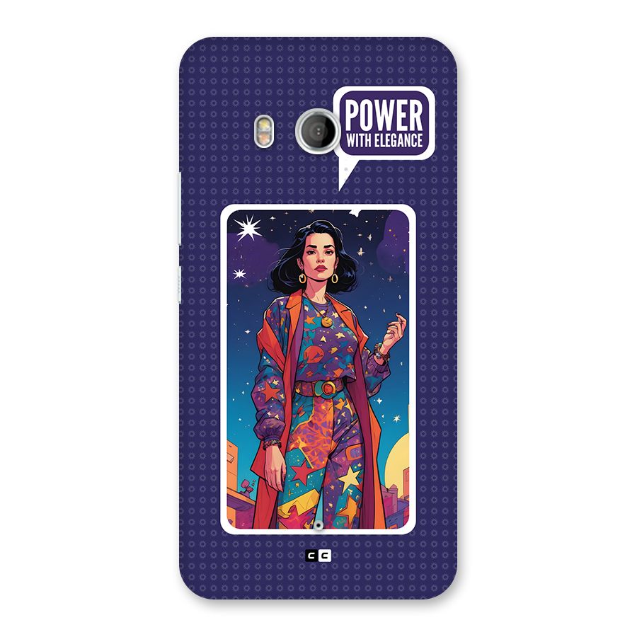 Power With Elegance Back Case for HTC U11