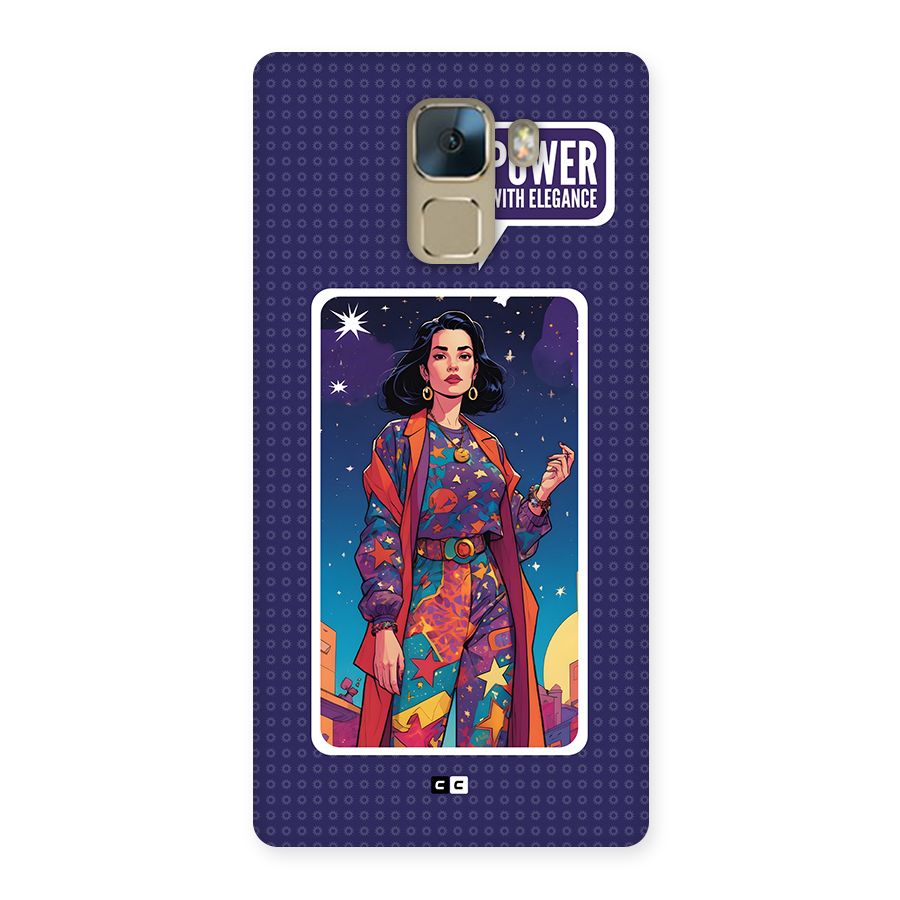 Power With Elegance Back Case for Honor 7