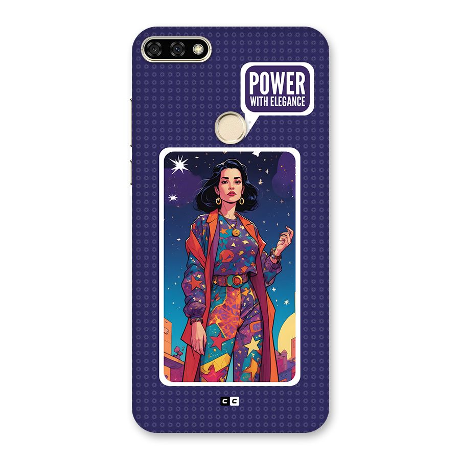 Power With Elegance Back Case for Honor 7A
