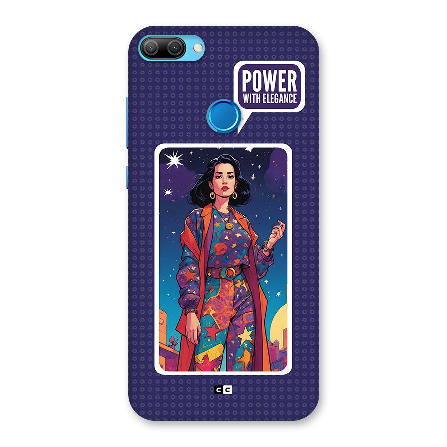 Power With Elegance Back Case for Honor 9N