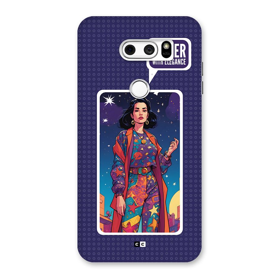 Power With Elegance Back Case for LG V30