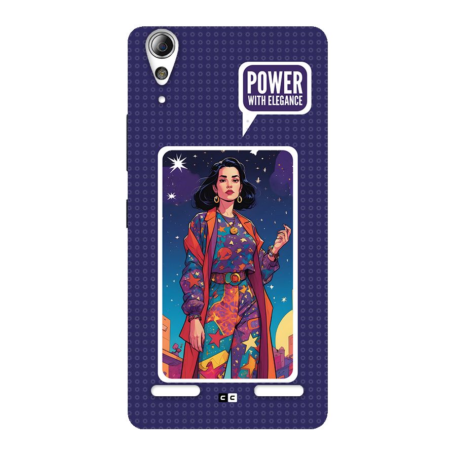 Power With Elegance Back Case for Lenovo A6000 Plus