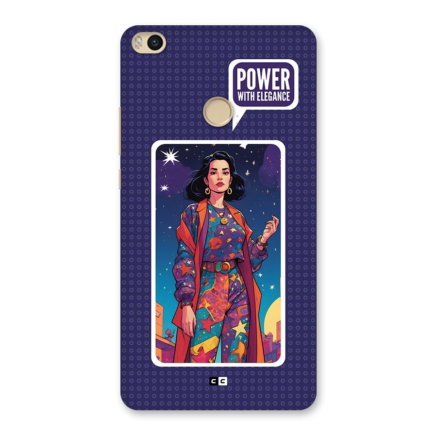 Power With Elegance Back Case for Mi Max 2