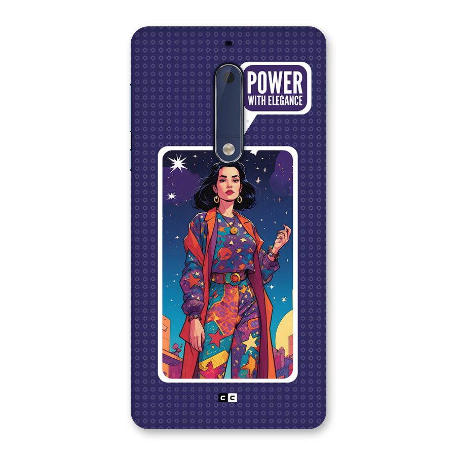 Power With Elegance Back Case for Nokia 5