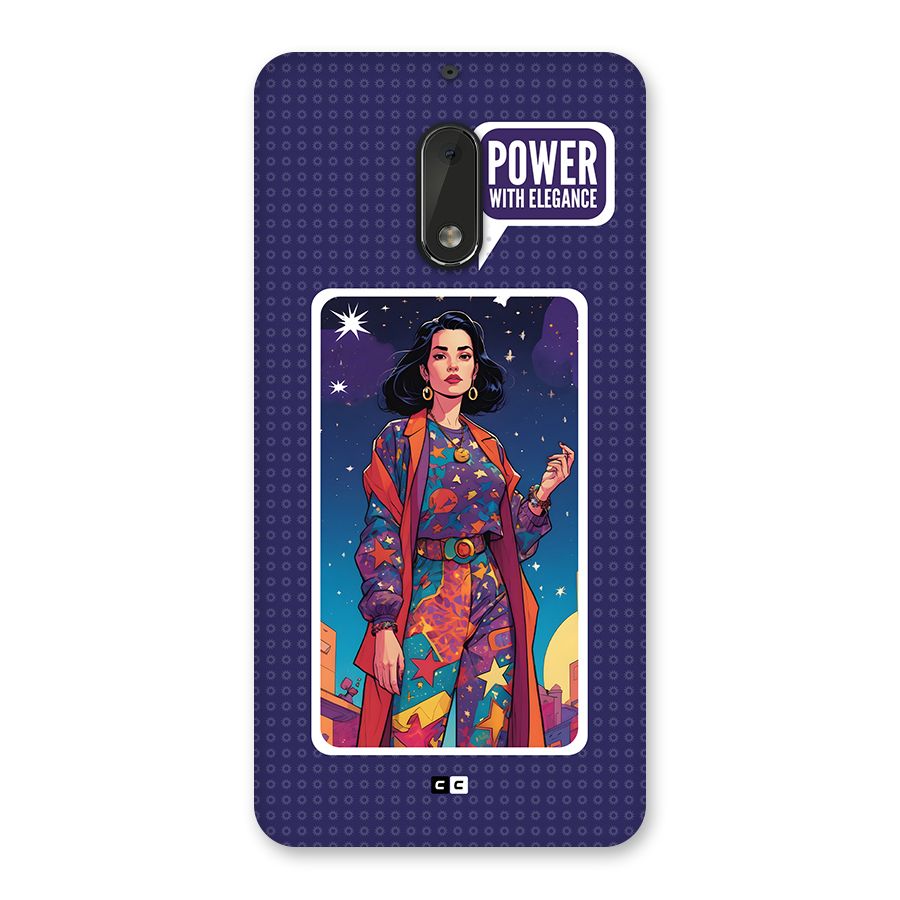 Power With Elegance Back Case for Nokia 6