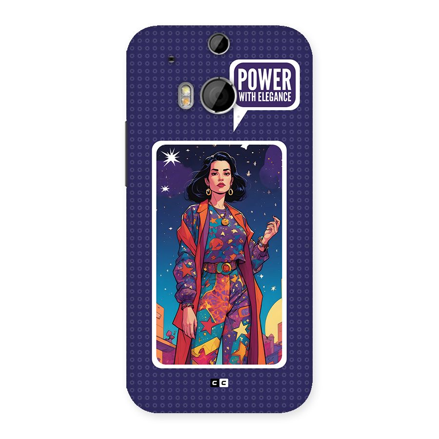 Power With Elegance Back Case for One M8
