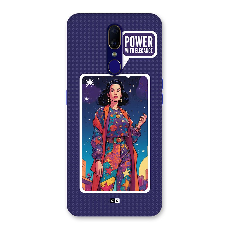 Power With Elegance Back Case for Oppo F11