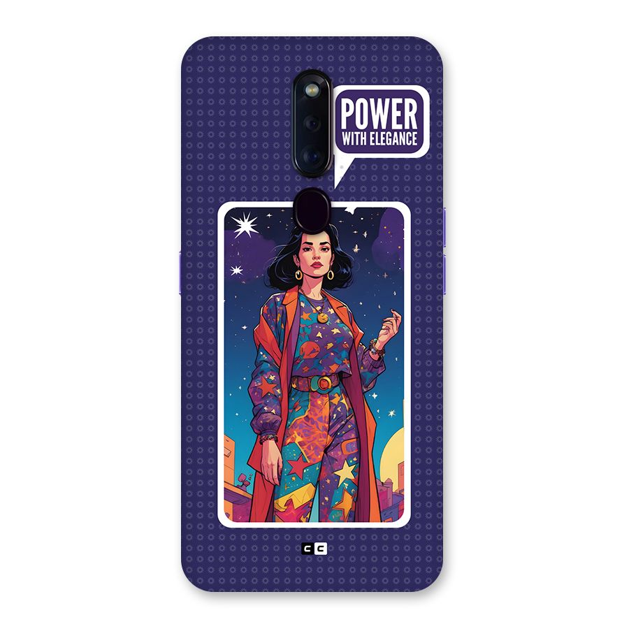 Power With Elegance Back Case for Oppo F11 Pro