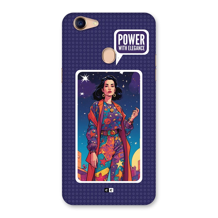 Power With Elegance Back Case for Oppo F5
