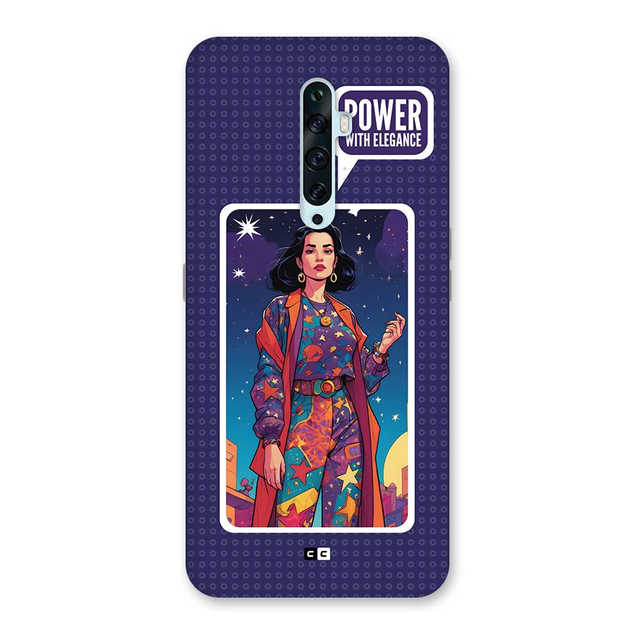Power With Elegance Back Case for Oppo Reno2 Z
