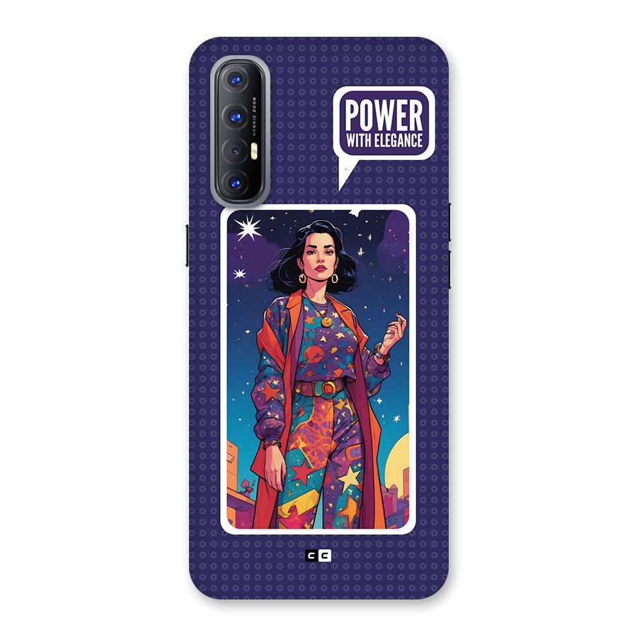 Power With Elegance Back Case for Oppo Reno3 Pro