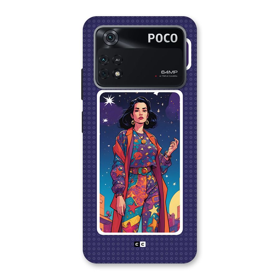 Power With Elegance Back Case for Poco M4 Pro 4G