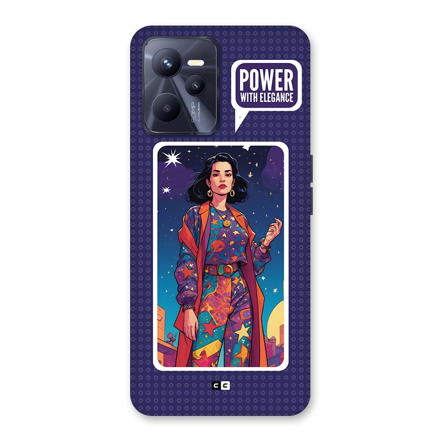 Power With Elegance Back Case for Realme C35
