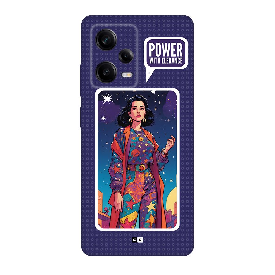 Power With Elegance Back Case for Redmi Note 12 Pro