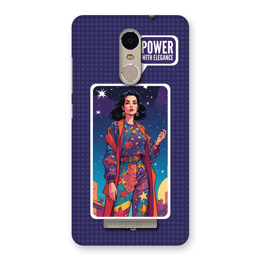 Power With Elegance Back Case for Redmi Note 3