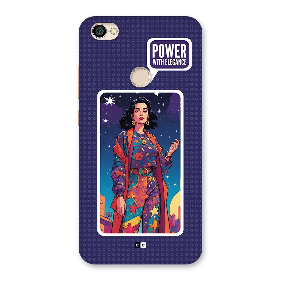Power With Elegance Back Case for Redmi Y1 2017