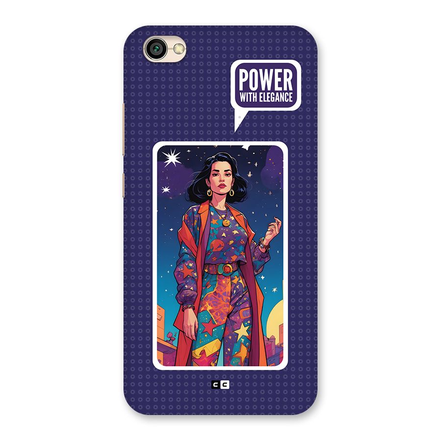Power With Elegance Back Case for Redmi Y1 Lite