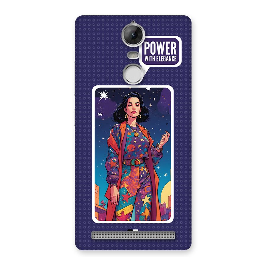 Power With Elegance Back Case for Vibe K5 Note