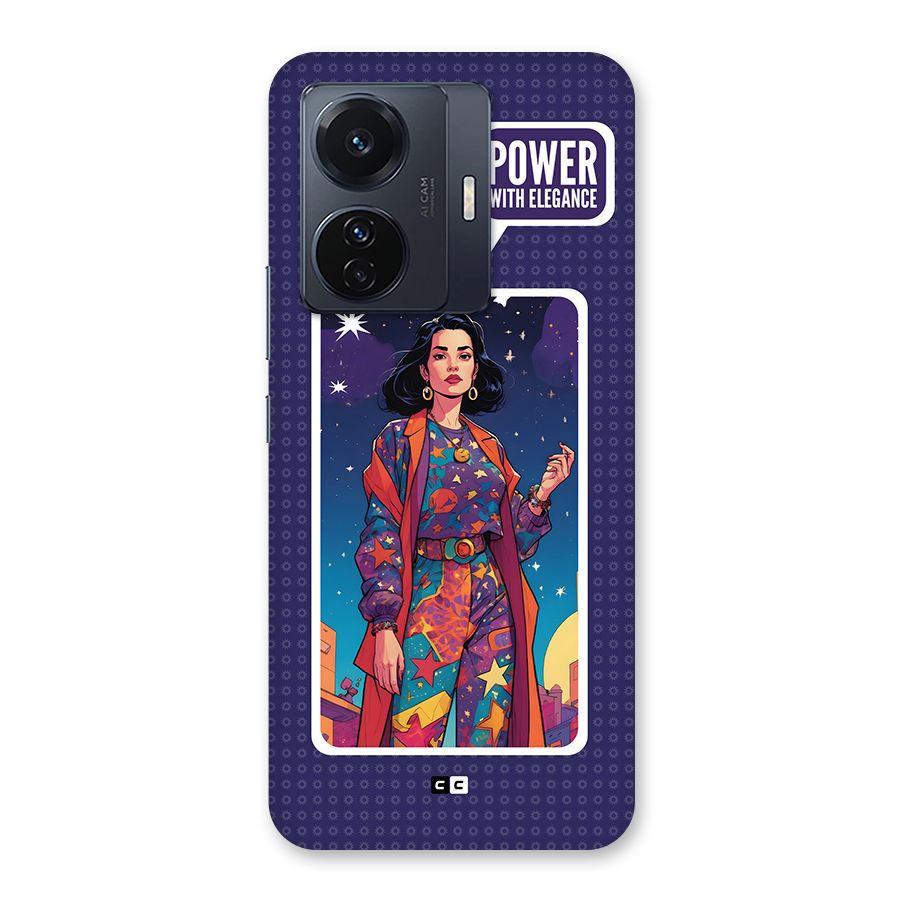Power With Elegance Back Case for Vivo T1 Pro