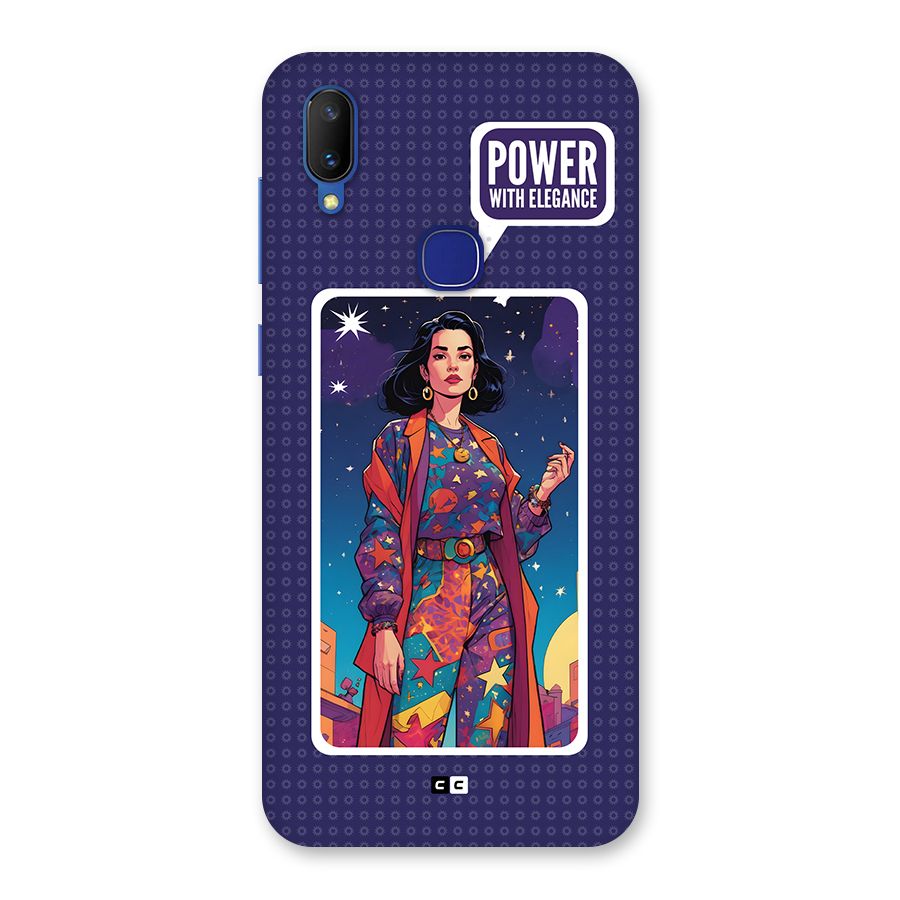Power With Elegance Back Case for Vivo V11